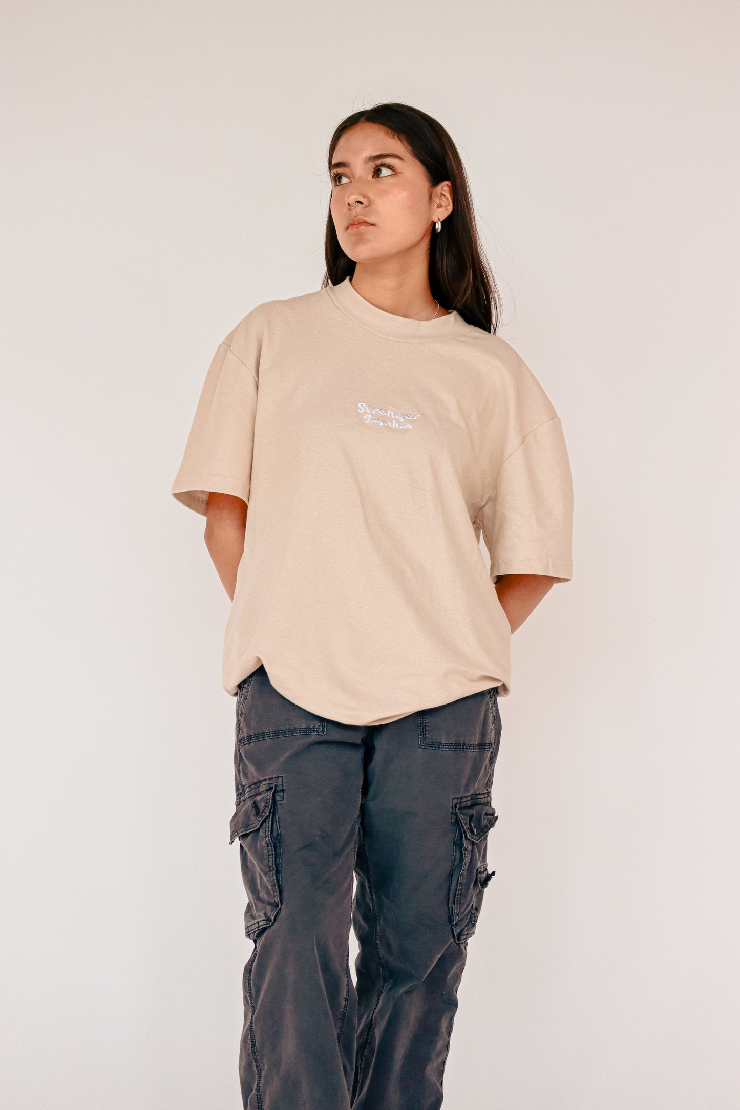 Stronger Together Essential T "Sand"