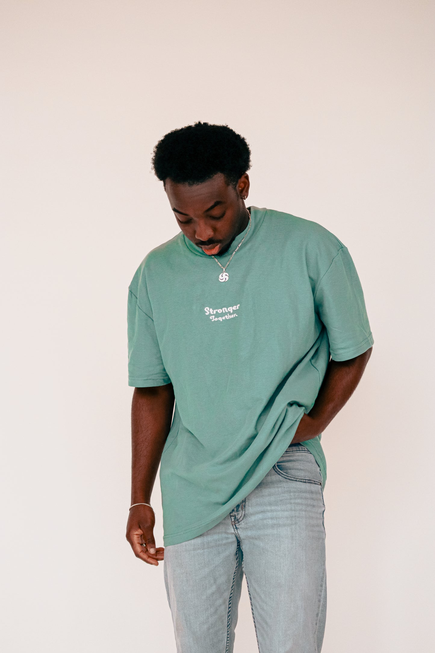 Stronger Together Essential T "Seafoam"